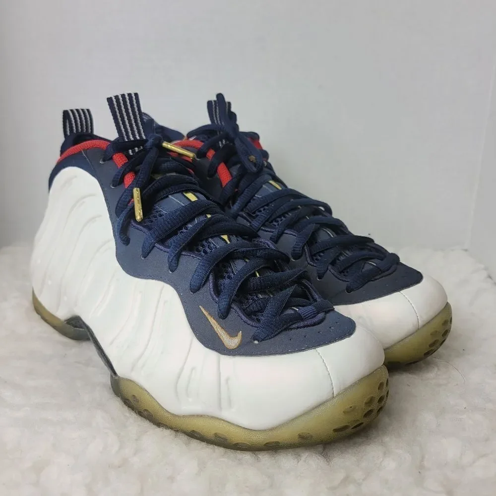 Nike Air Foamposite One Premium Olympic 2016 Mens Size 9 Sneaker Red White Blue
